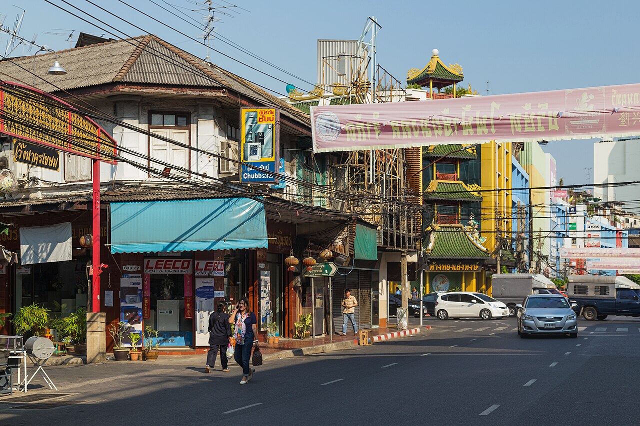Đường Yaowarat ở Bangkok