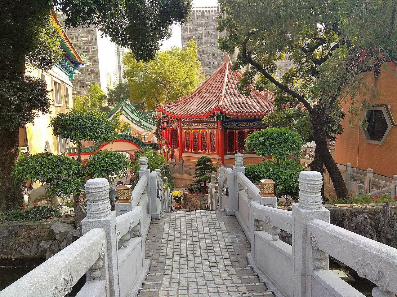 黄大仙祠里的孔圣殿